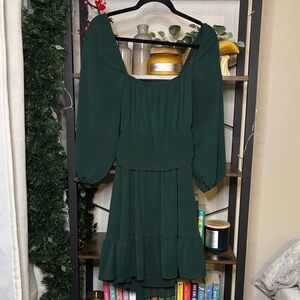 Elegant Green Women's Dress
